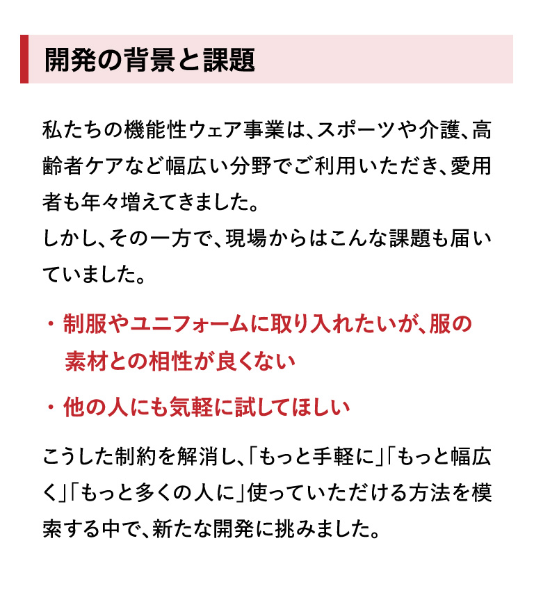 開発の背景と課題